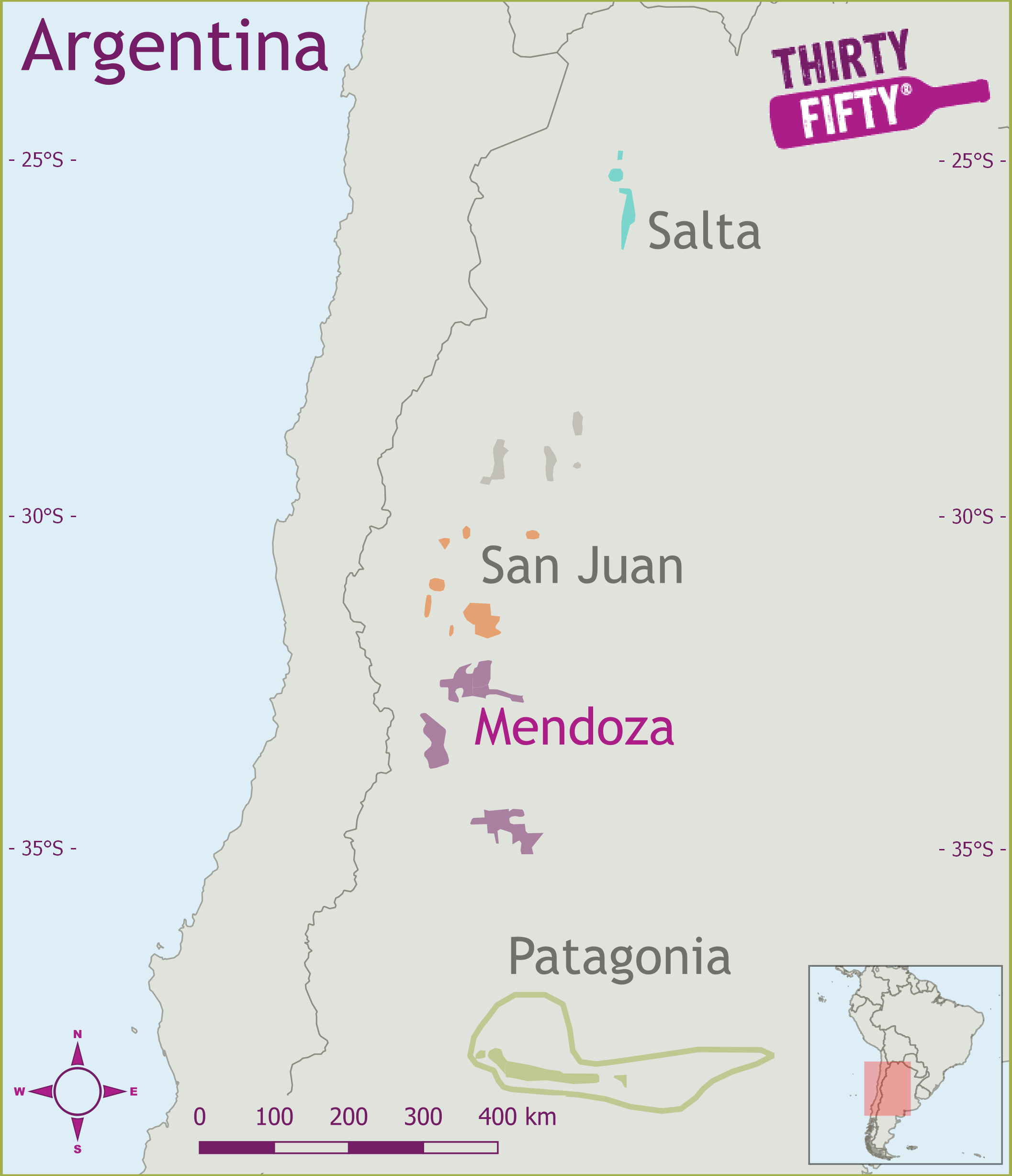 Wine Region Map
