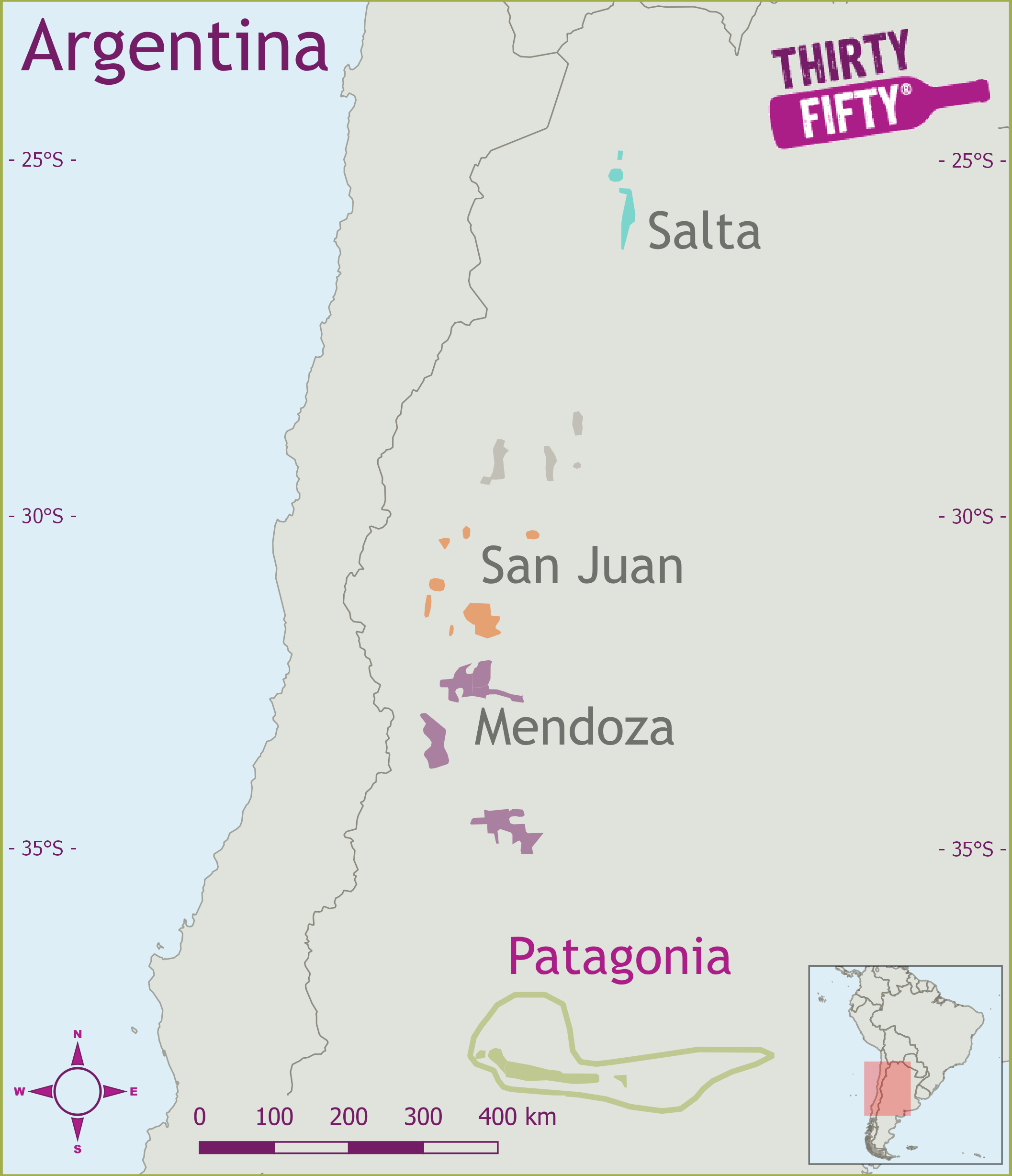 Wine Region Map