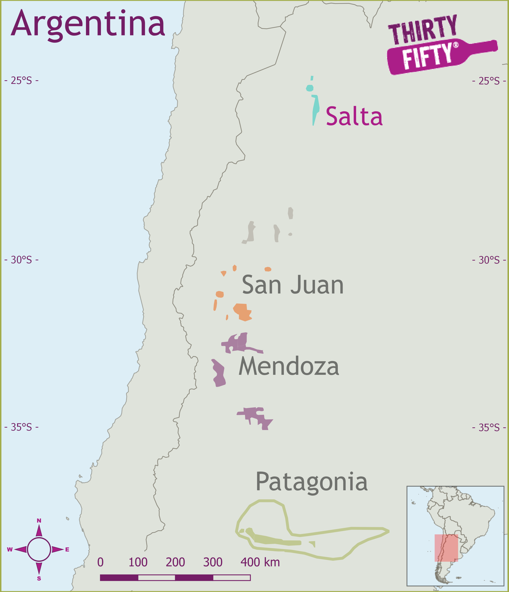Wine Region Map