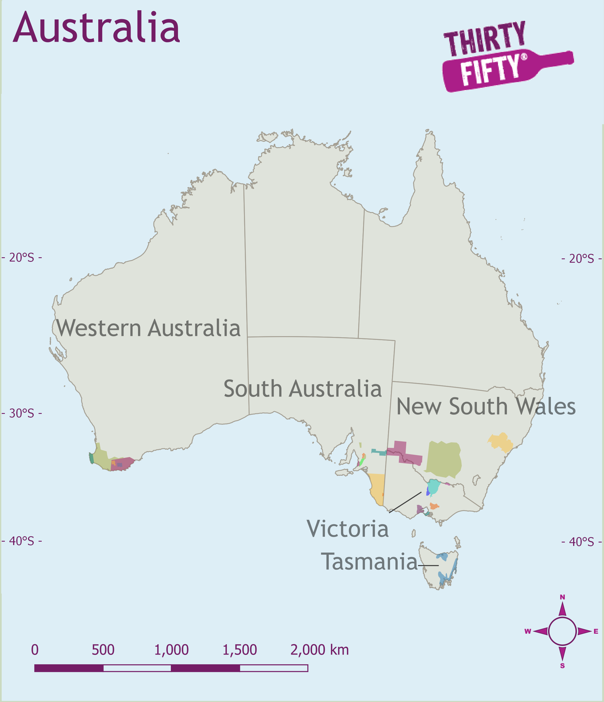 Wine Region Map