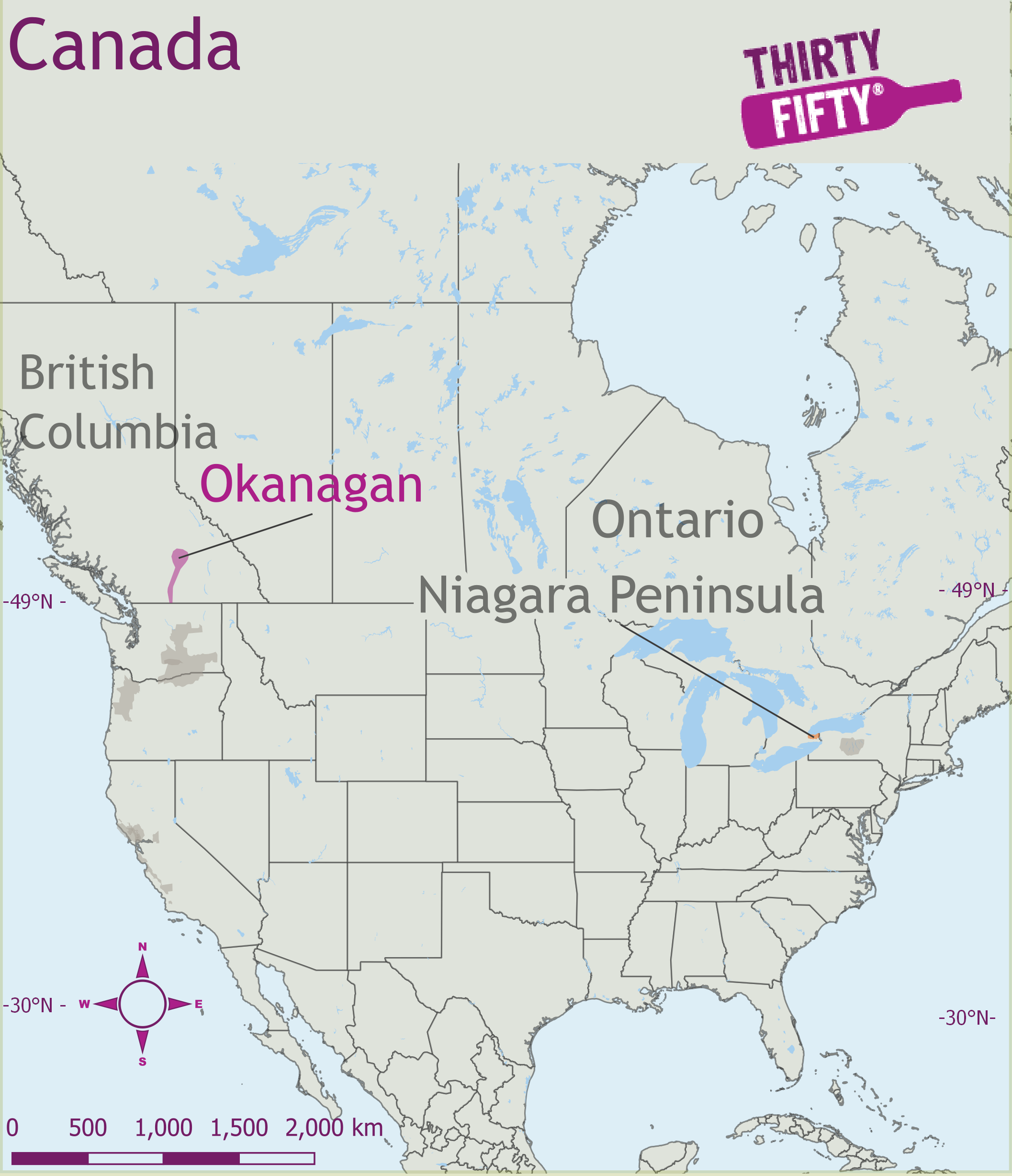 Wine Region Map