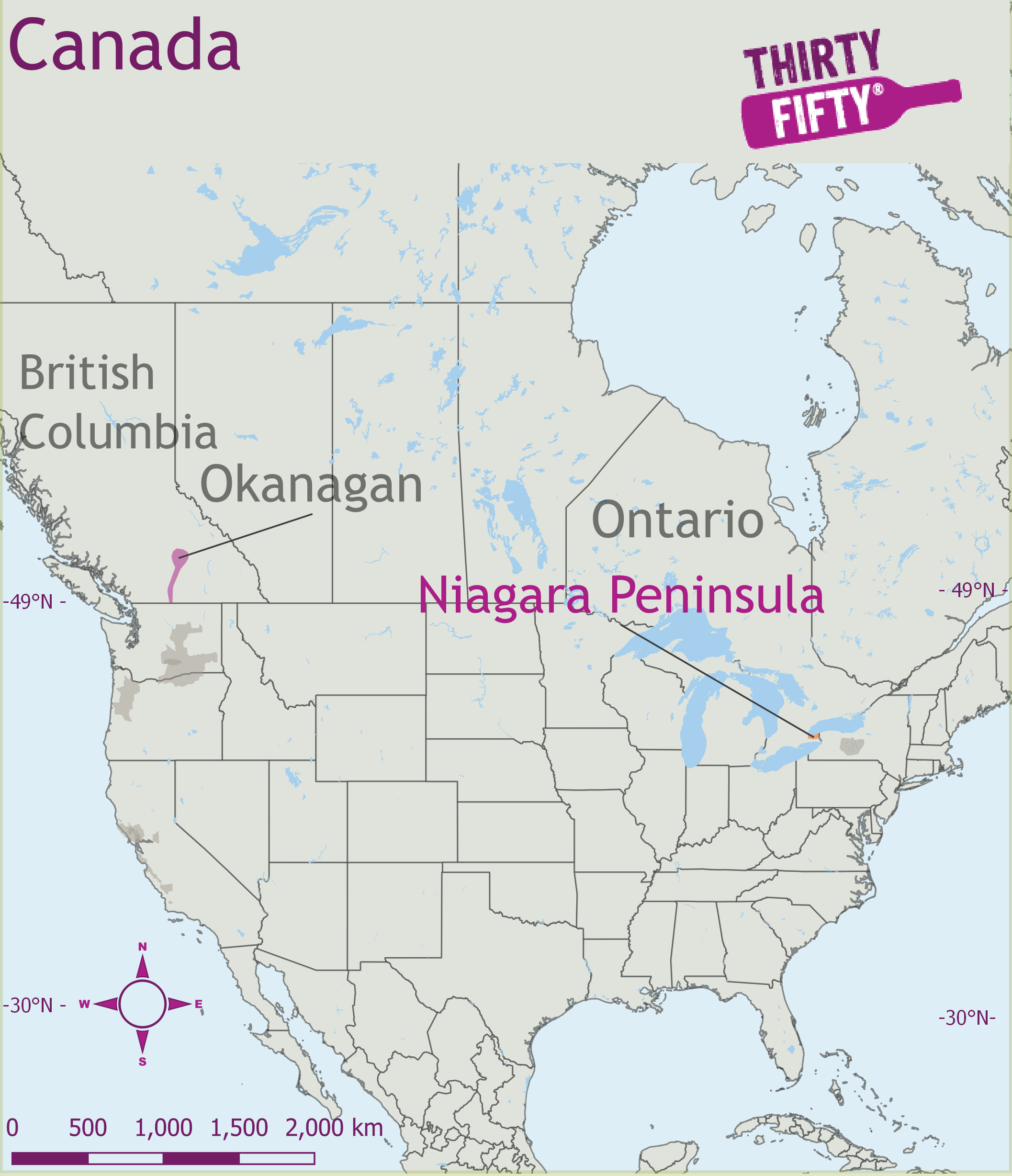 Wine Region Map