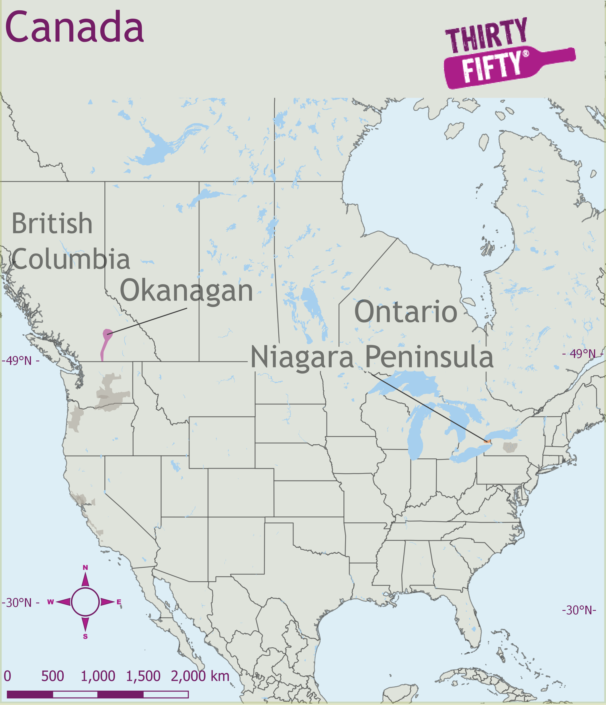 Wine Region Map