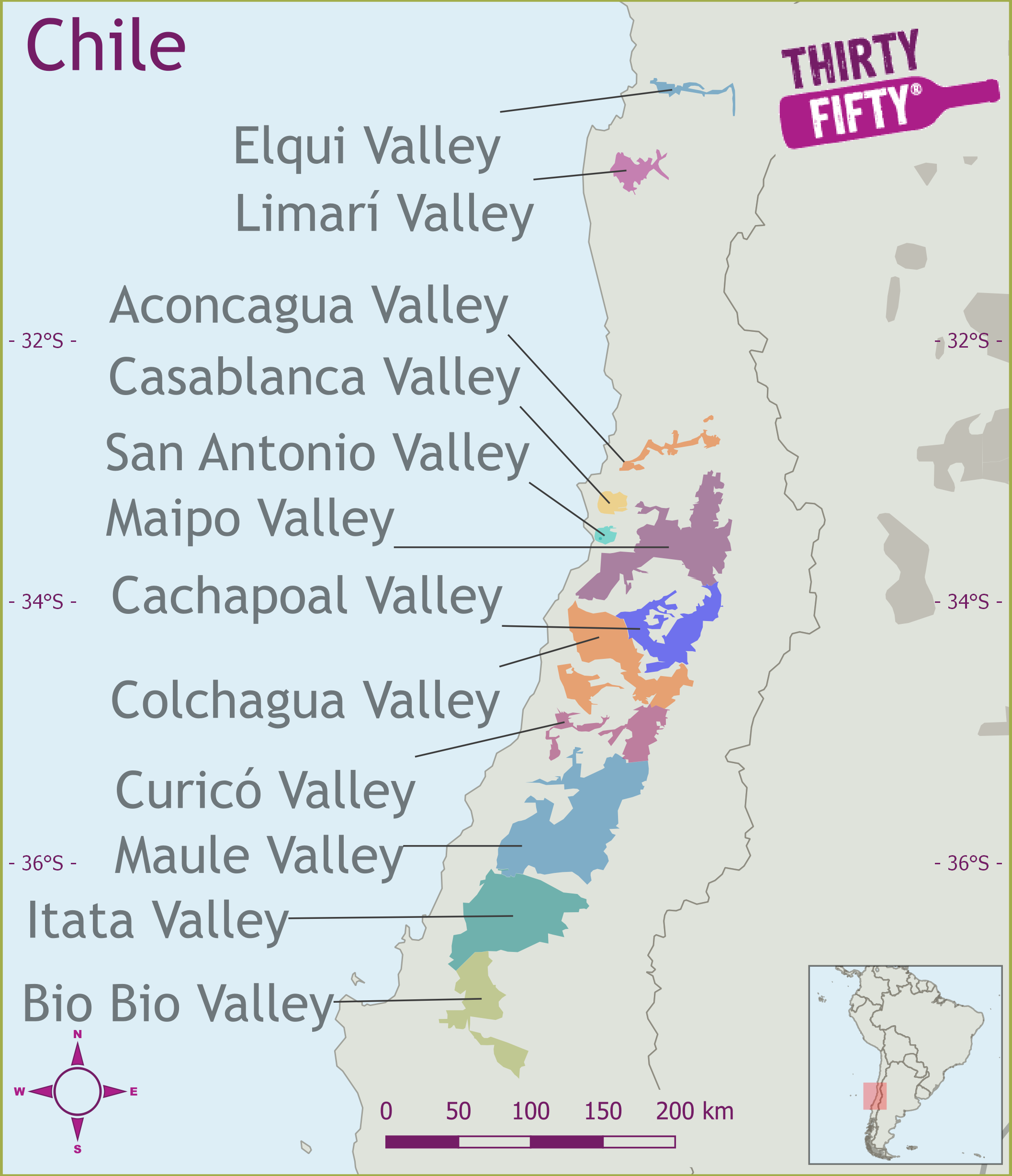 Wine Region Map