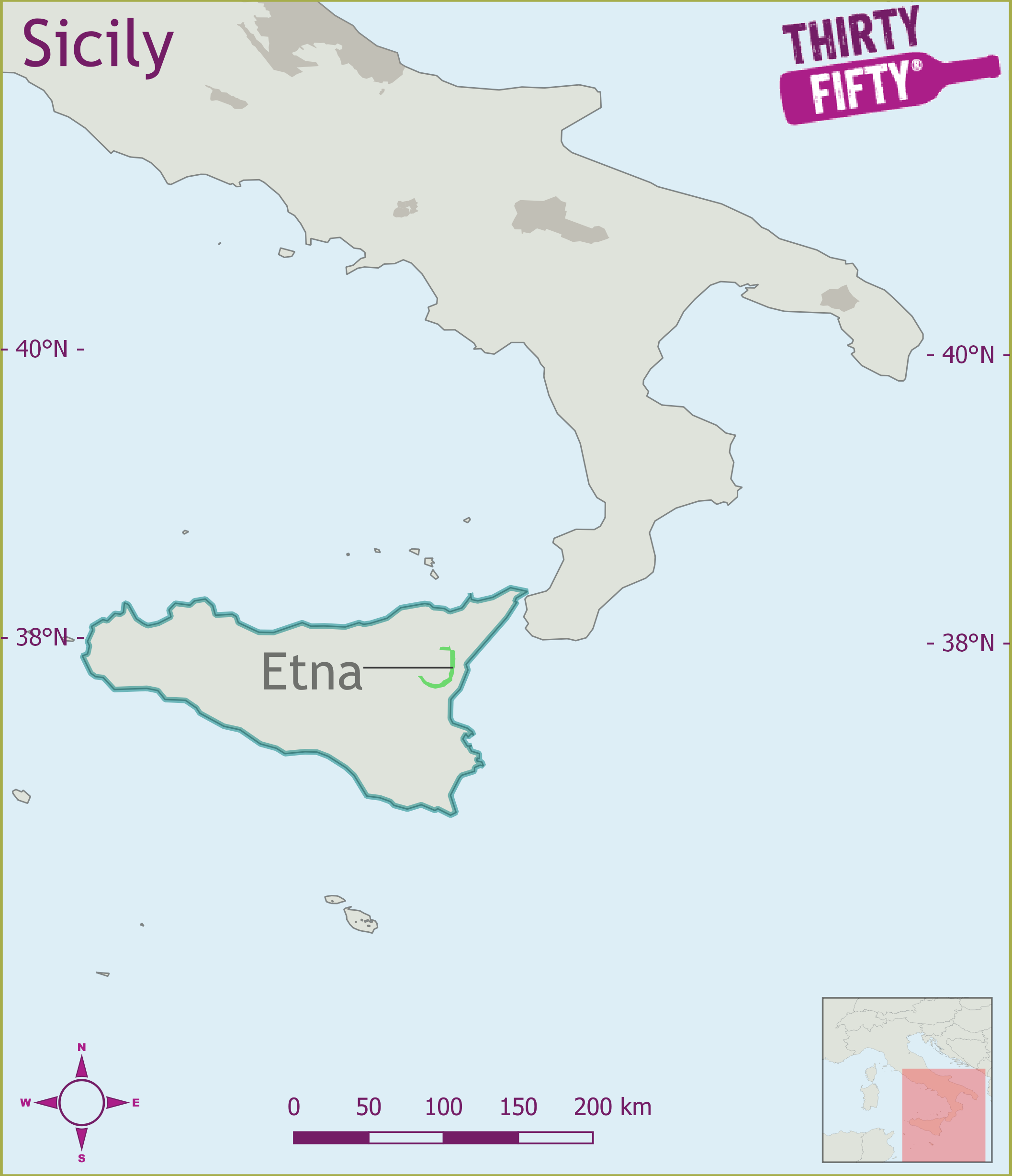 Wine Region Map