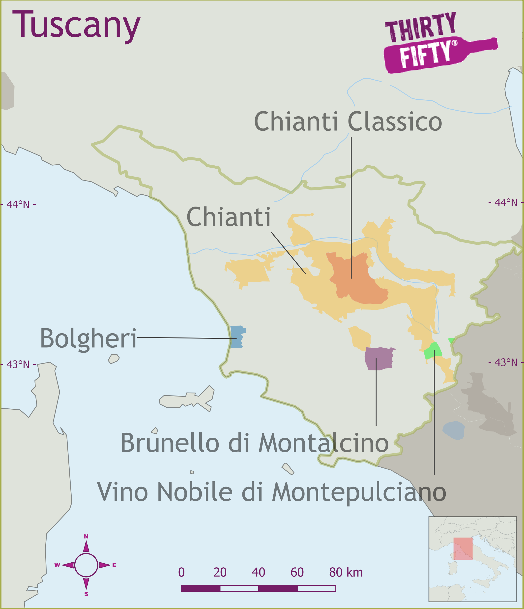 Wine Region Map