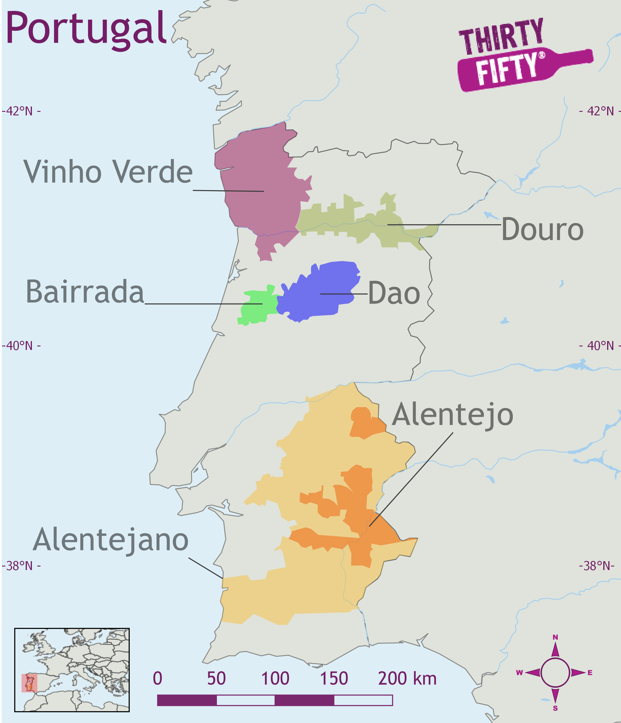 Wine Region Map