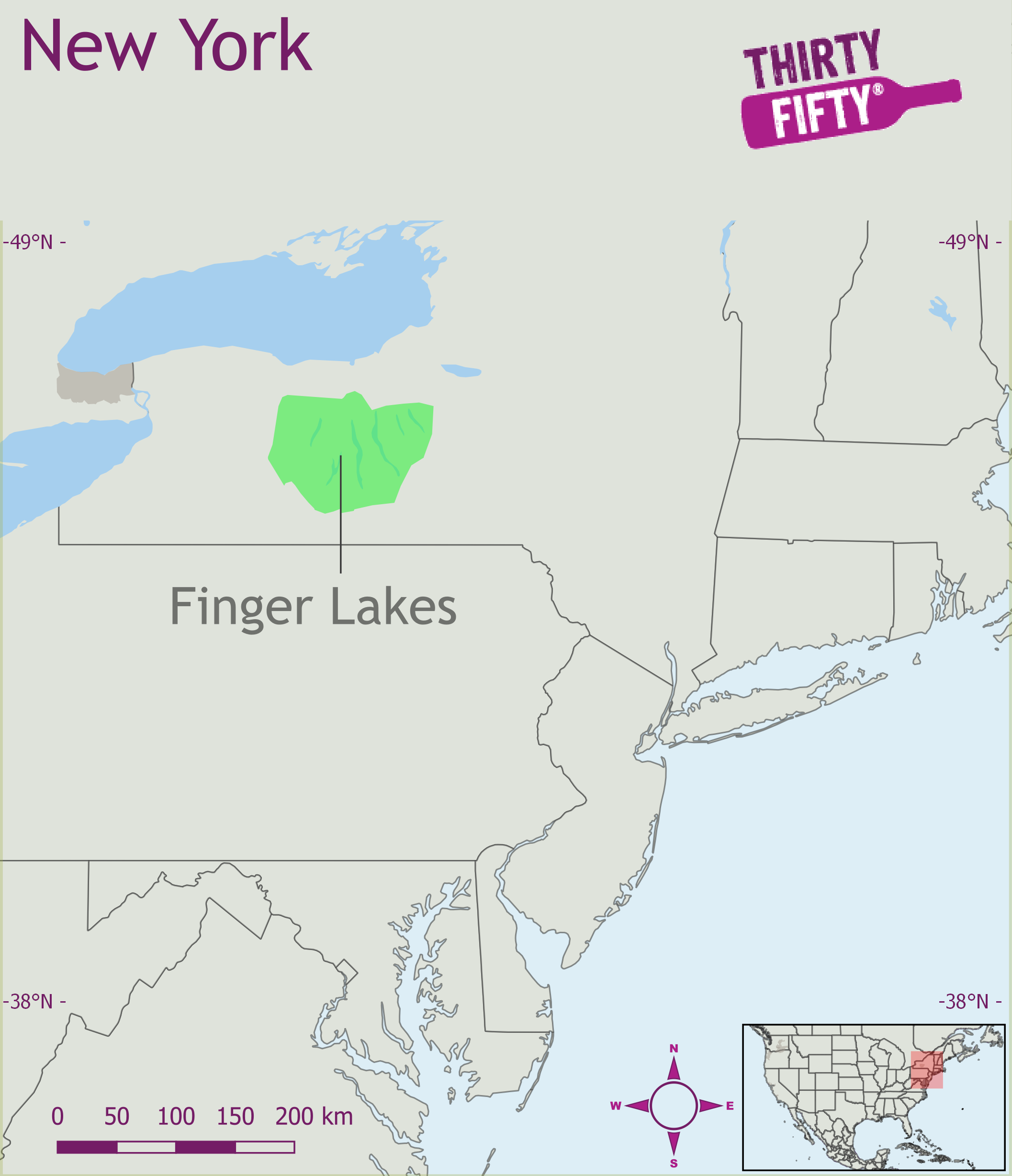 Wine Region Map