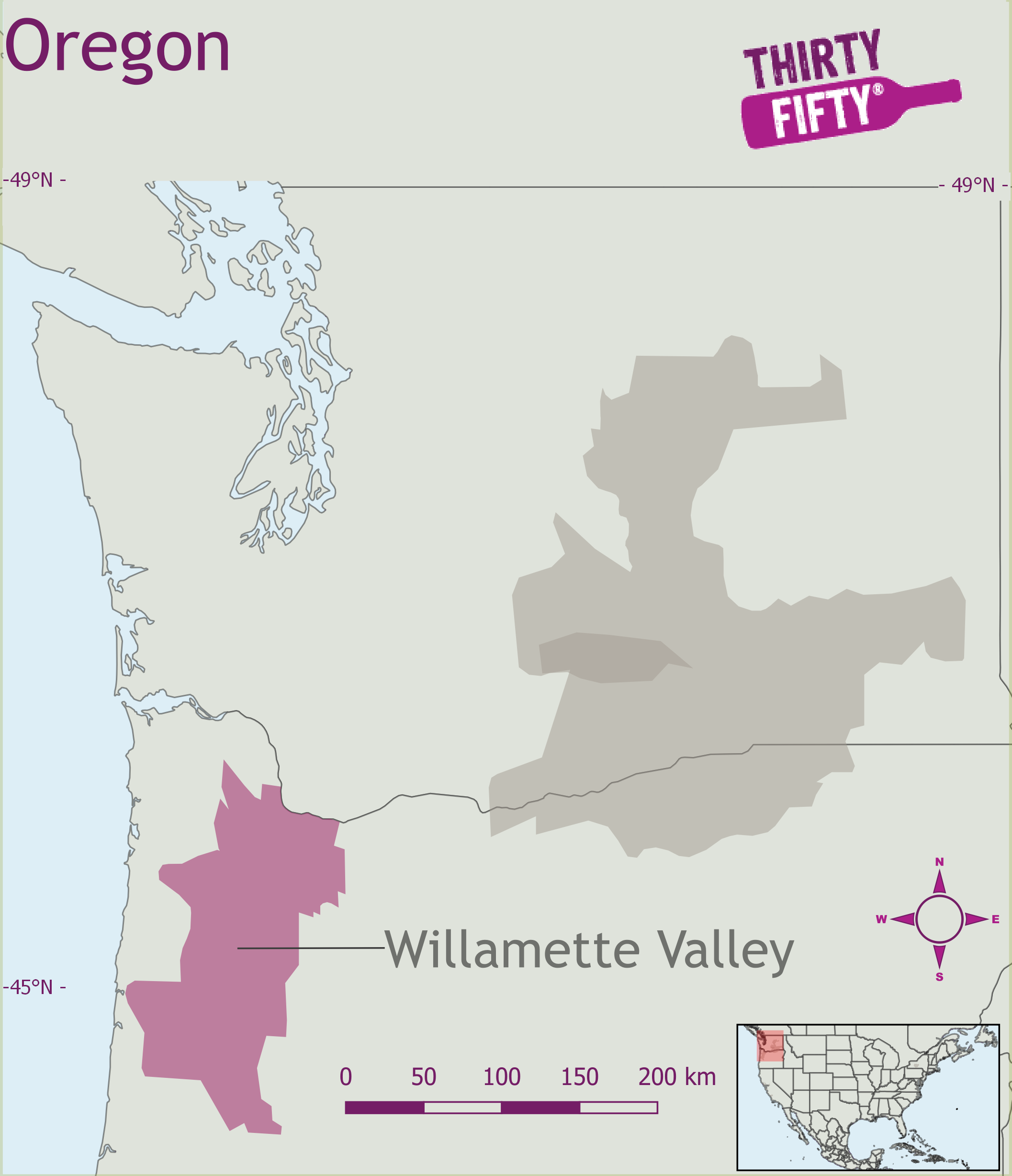 Wine Region Map