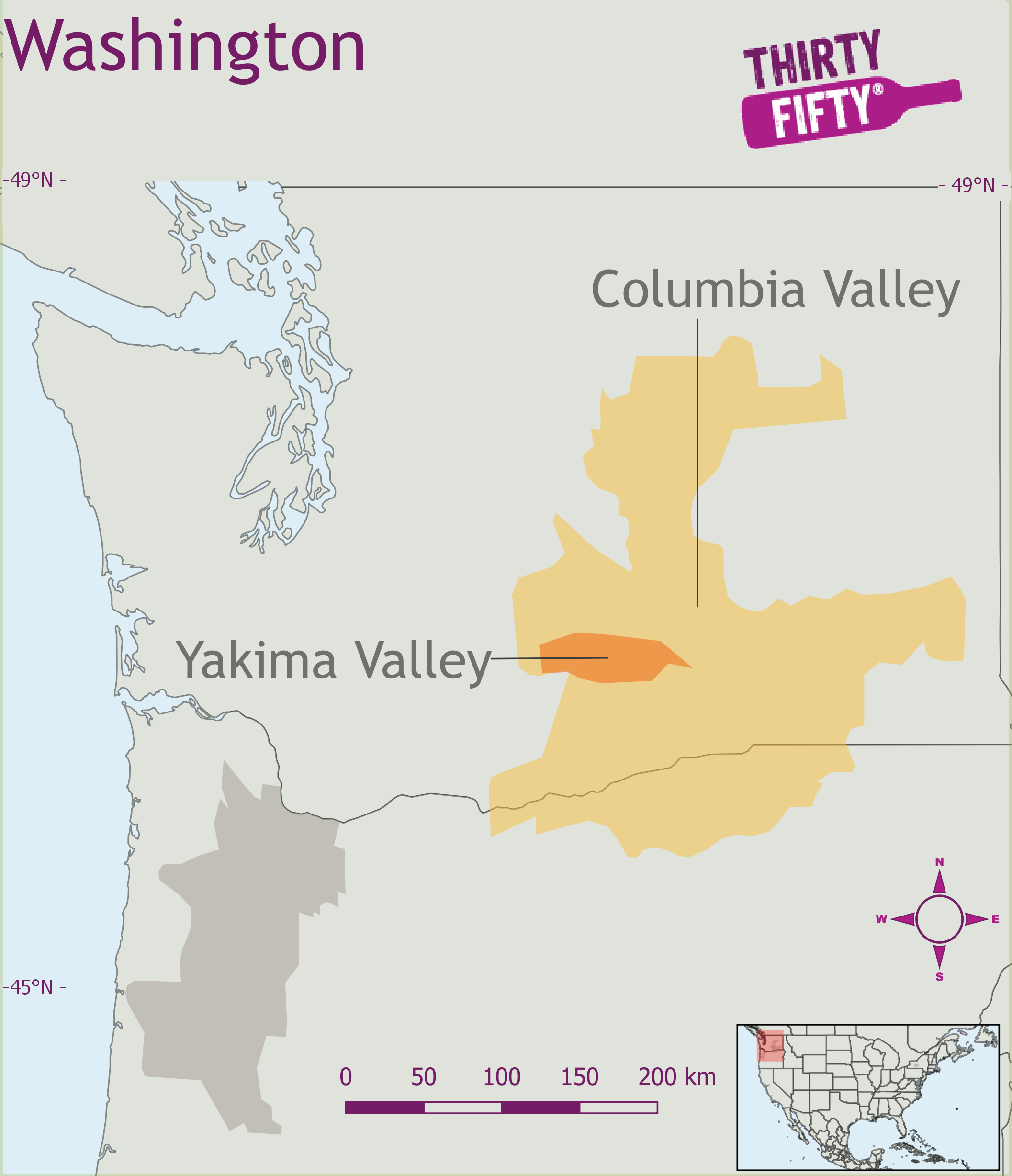 Wine Region Map