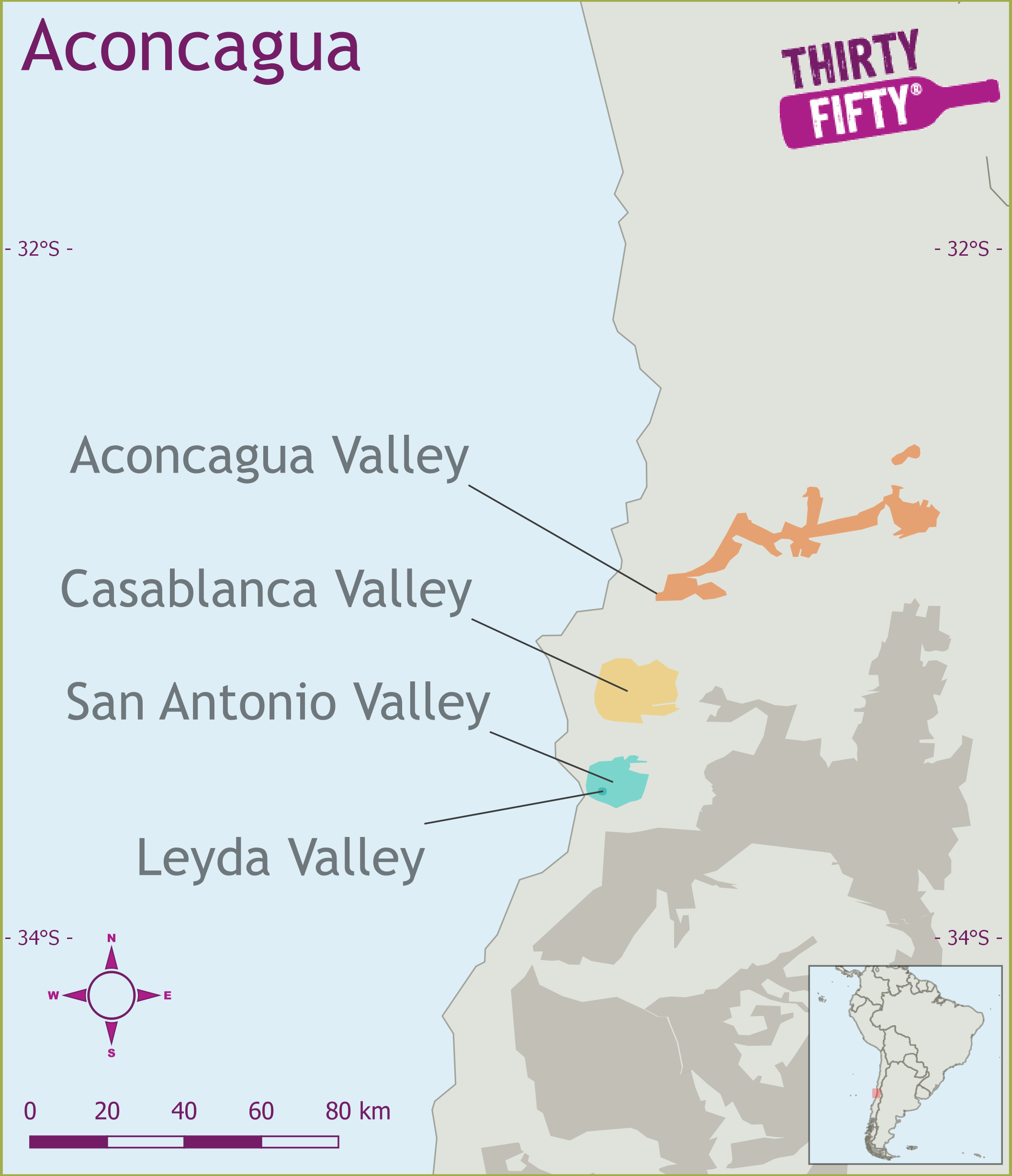 Wine Region Map Wine Region Map