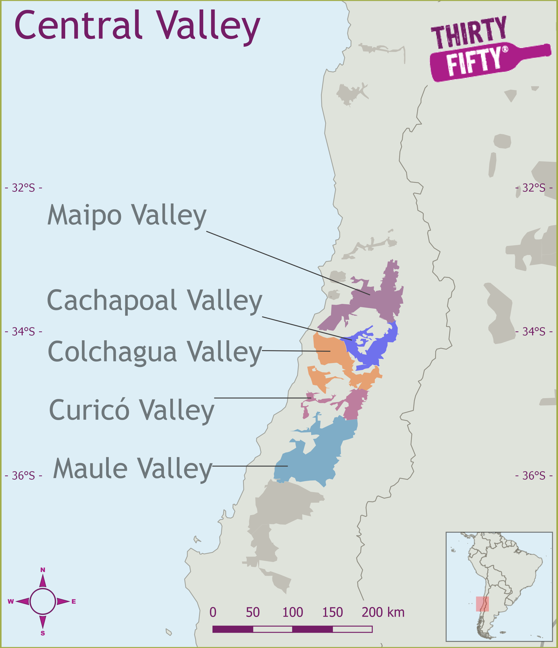 Wine Region Map Wine Region Map