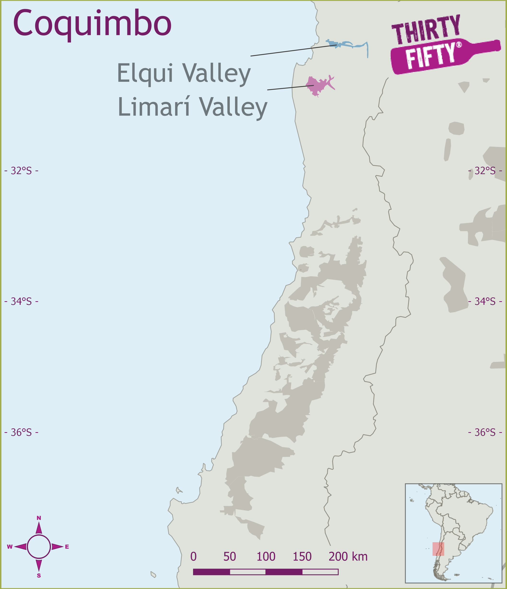 Wine Region Map