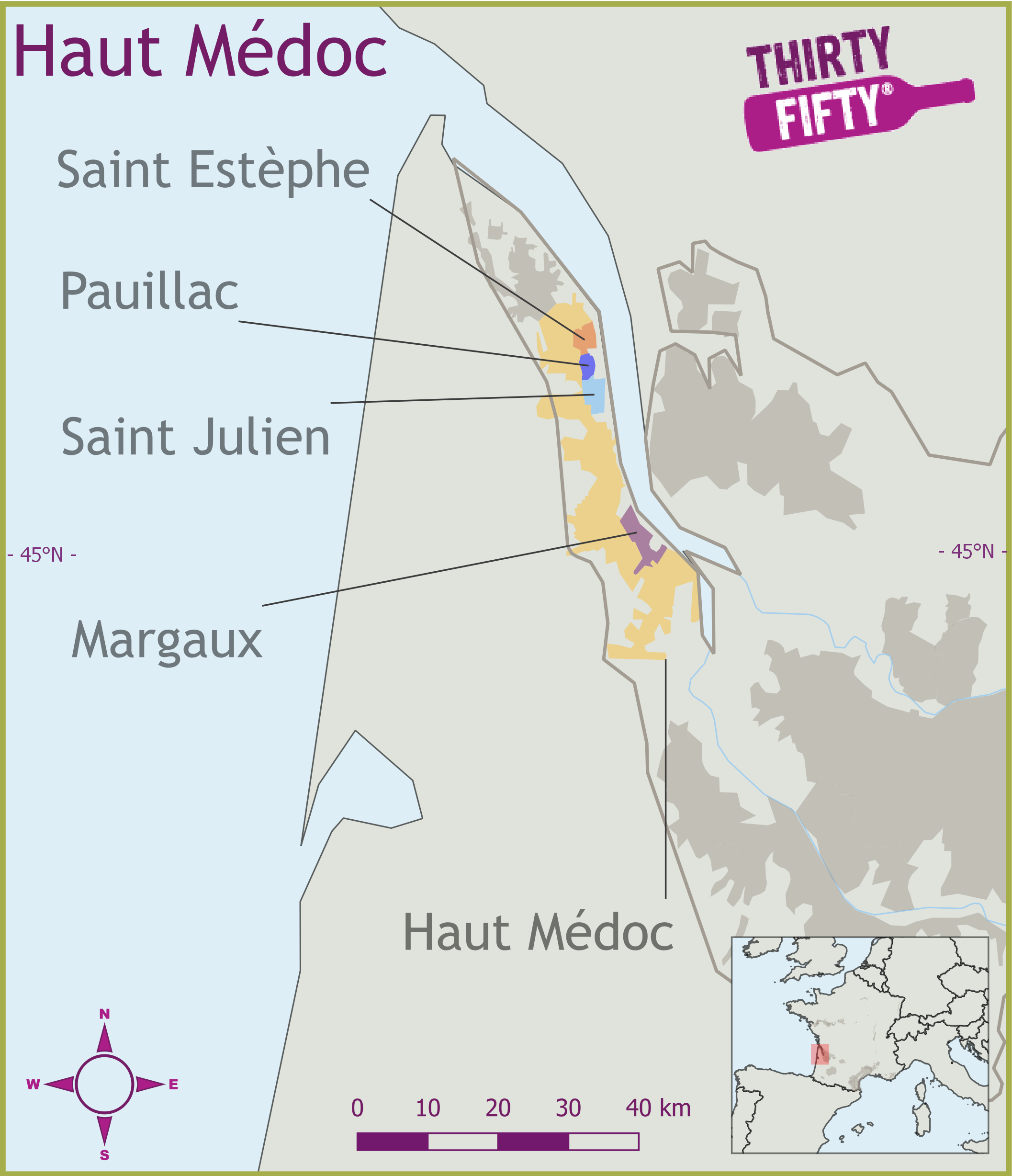 Wine Region Map