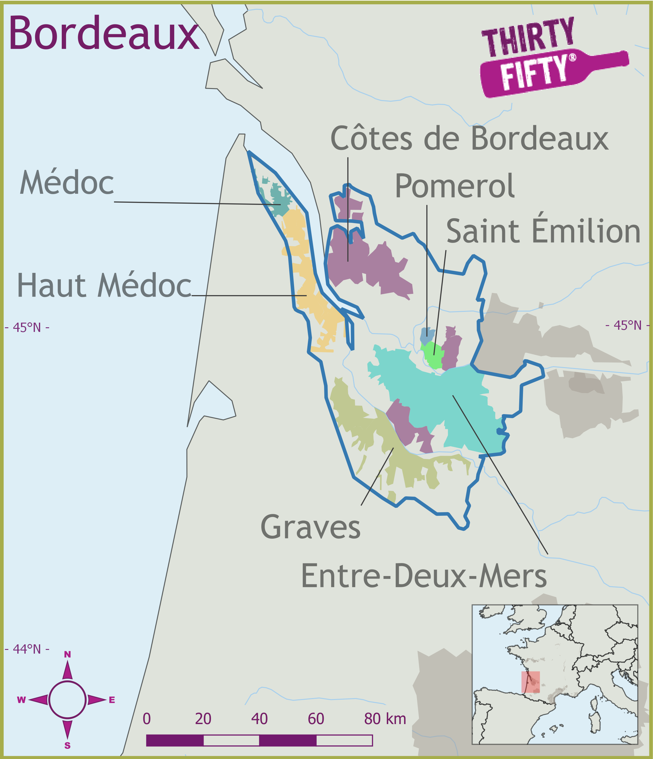 Wine Region Map Wine Region Map