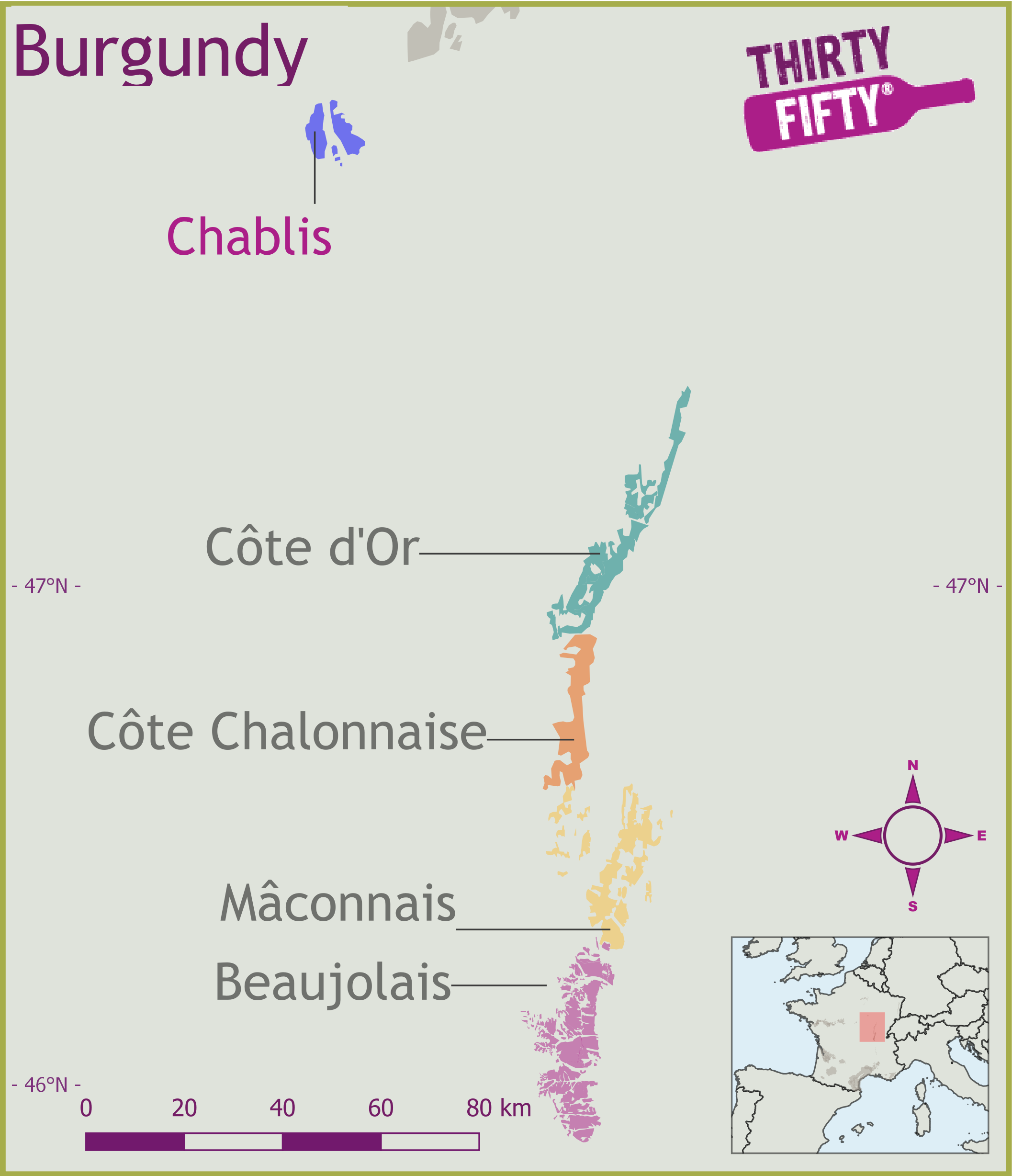 Wine Region Map