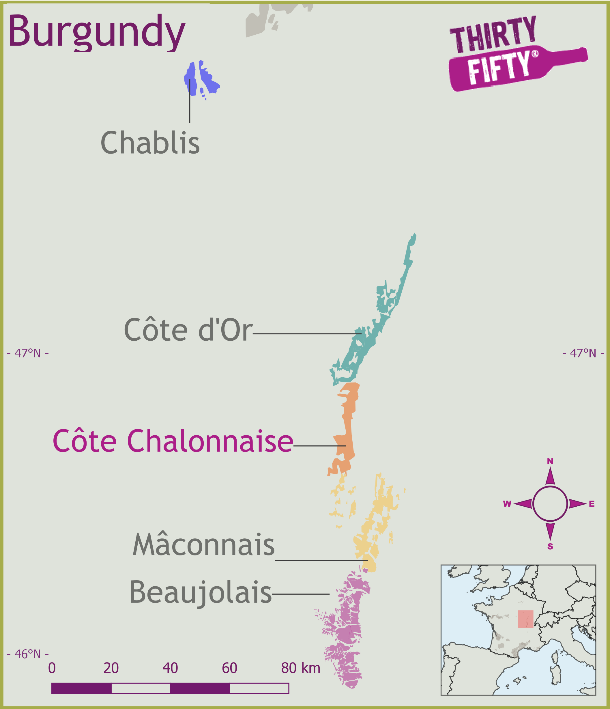 Wine Region Map