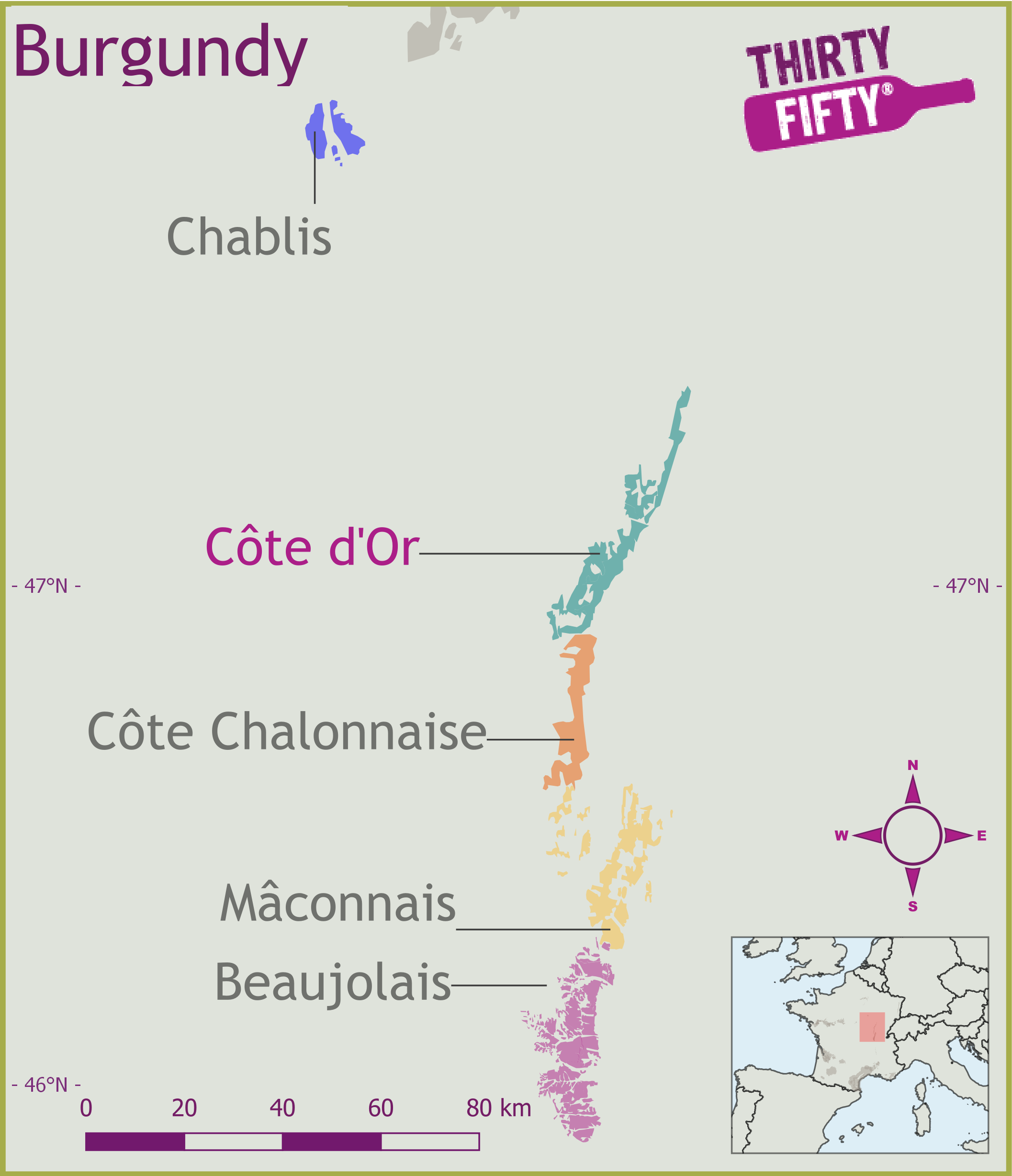 Wine Region Map