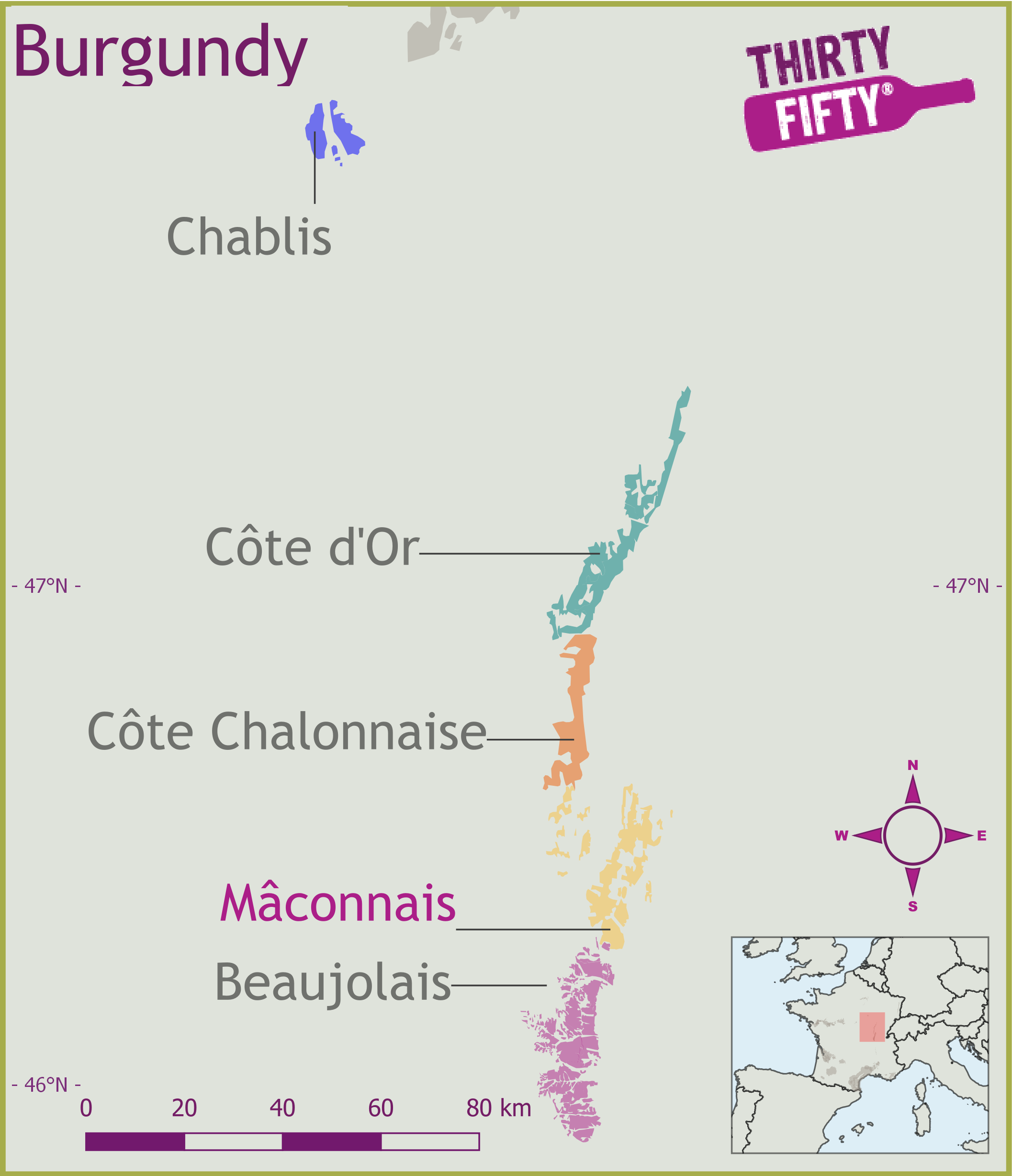 Wine Region Map