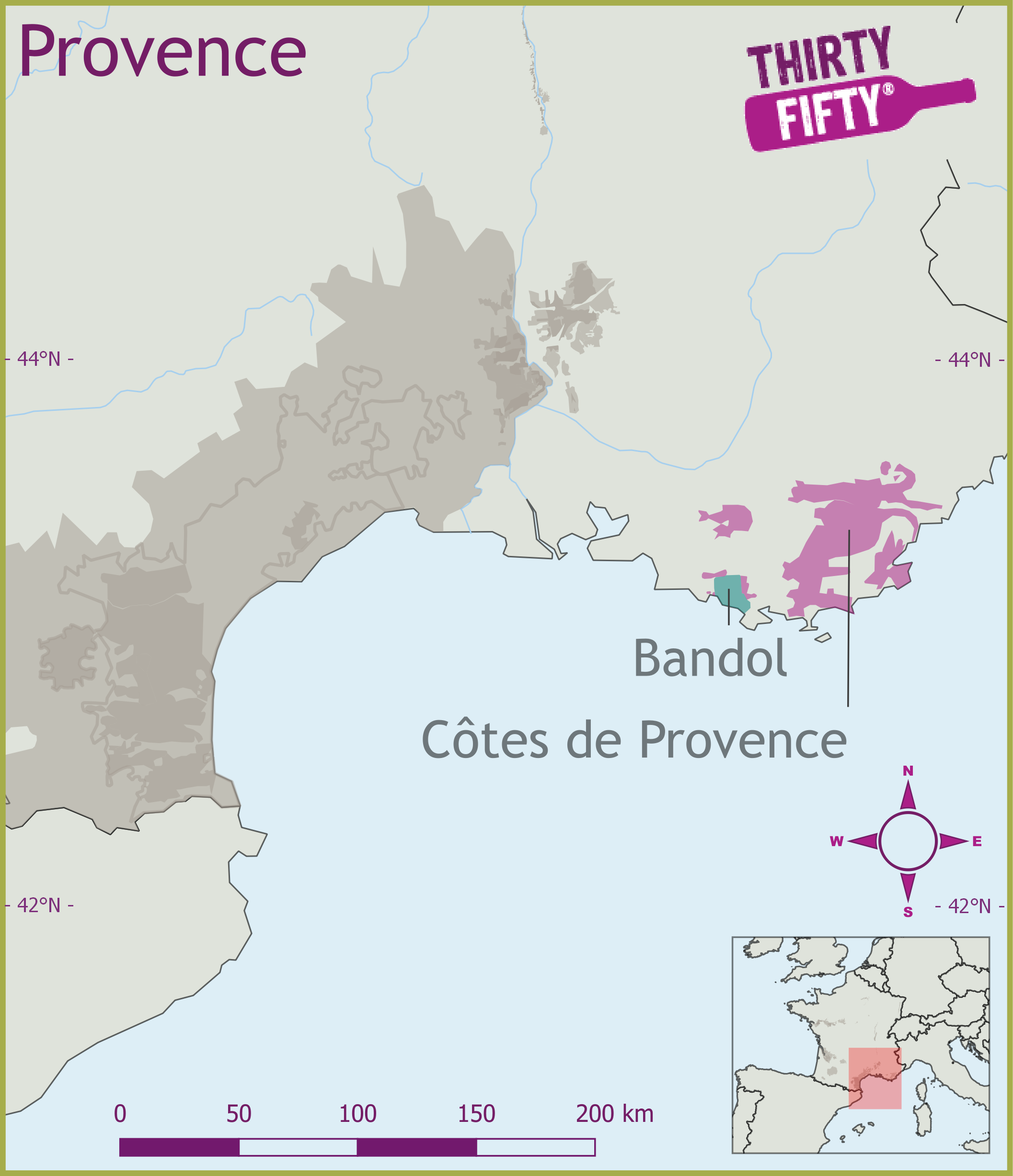 Wine Region Map Wine Region Map