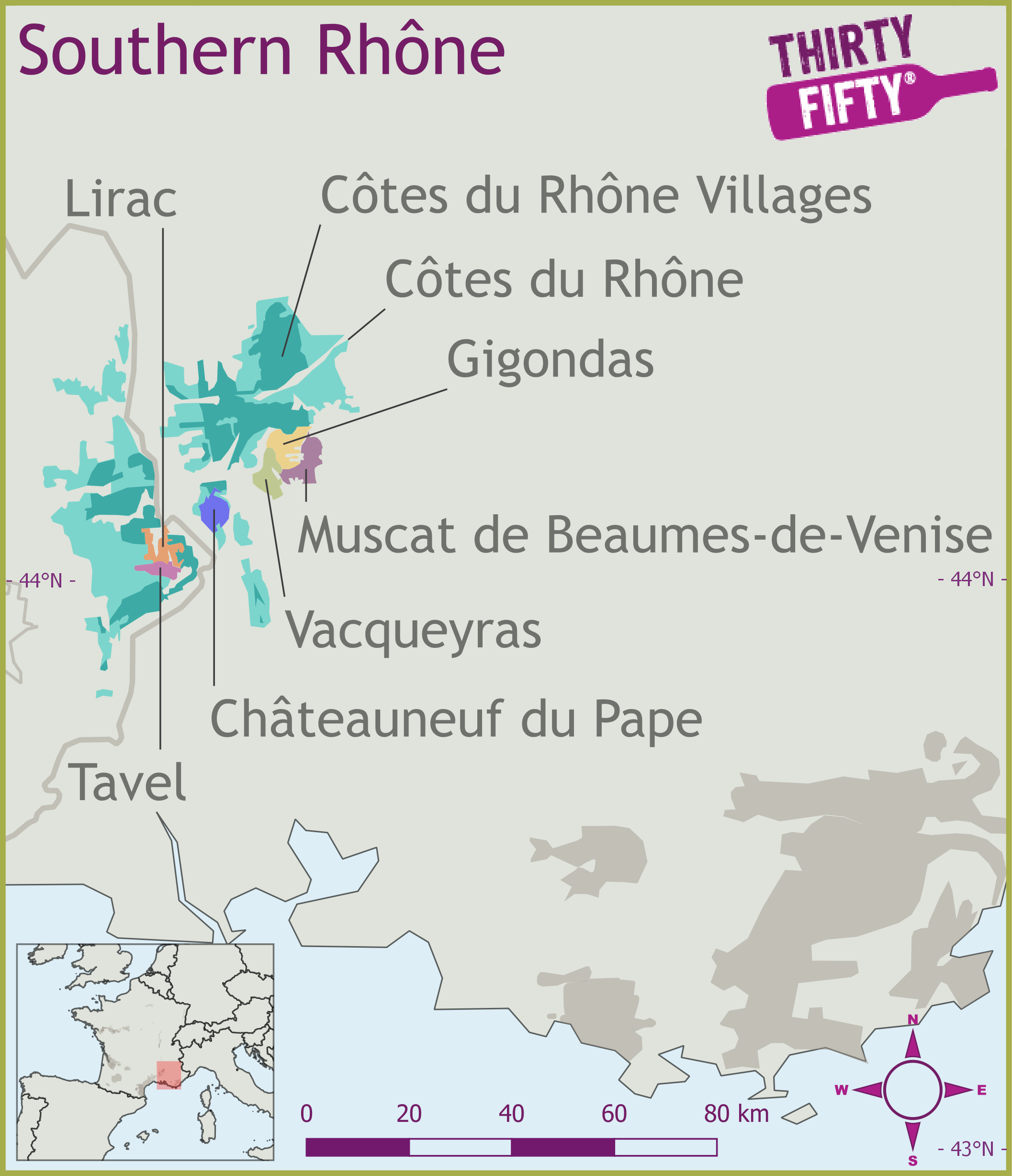 Wine Region Map