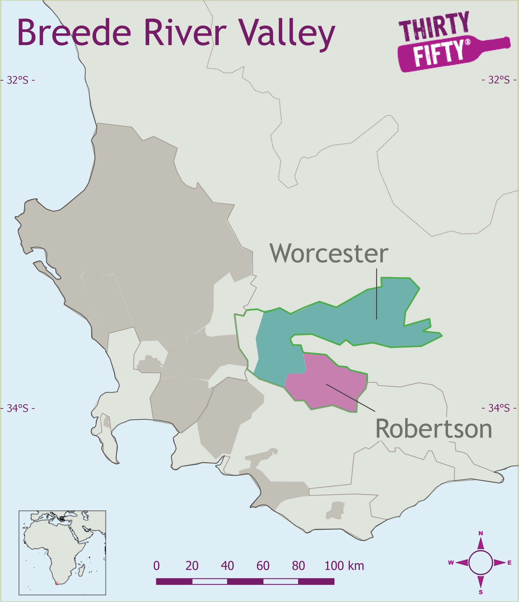 Wine Region Map