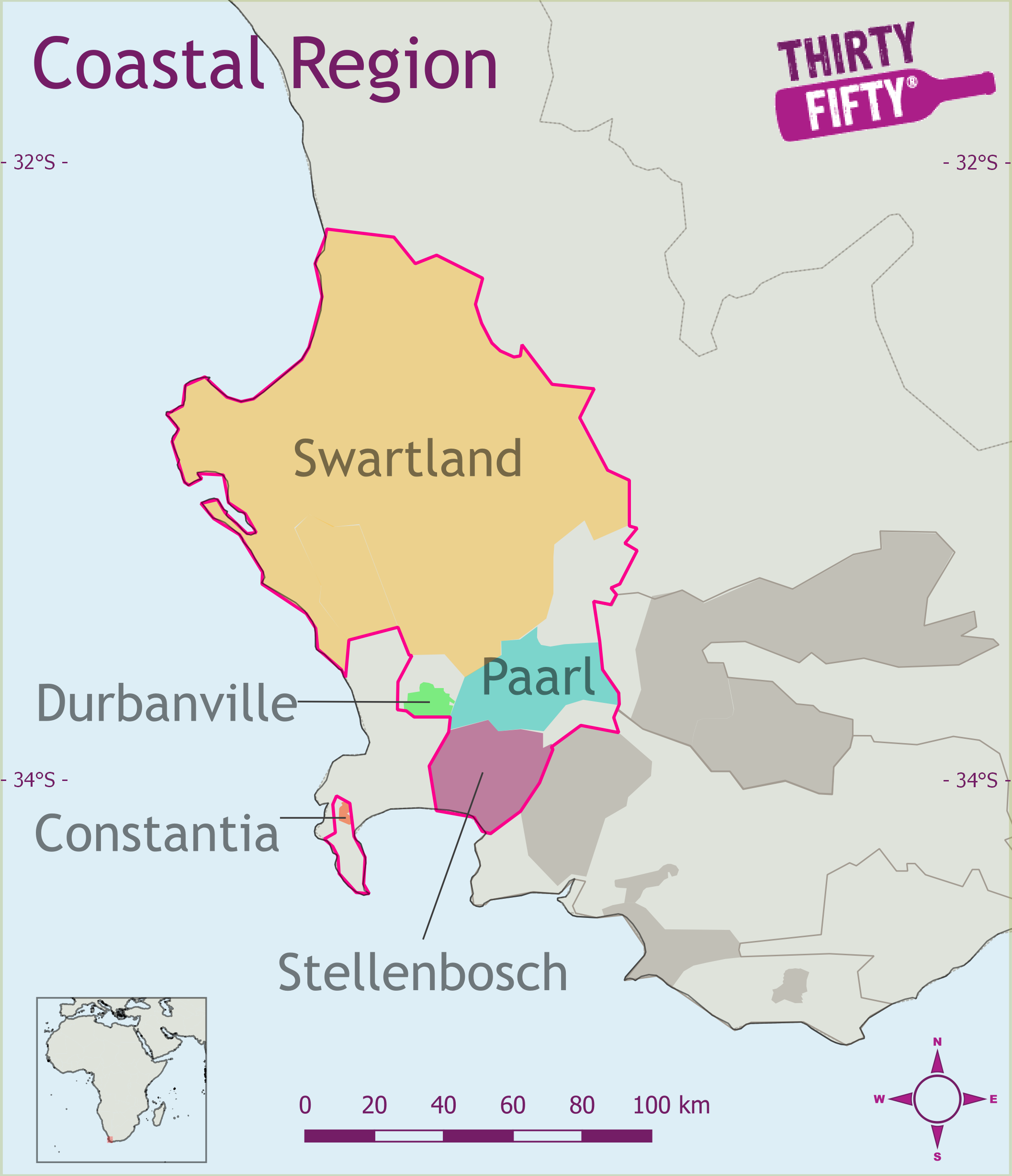 Wine Region Map